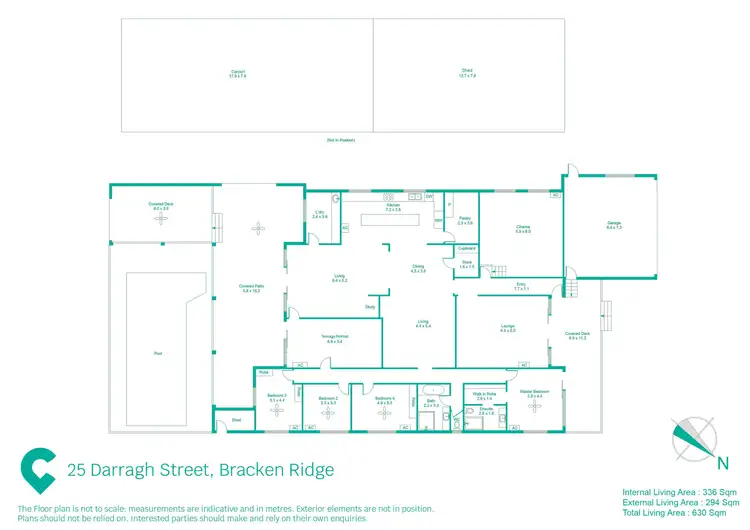Floorplan of Homely rural property listing, 25 Darragh Street, Bracken Ridge QLD 4017