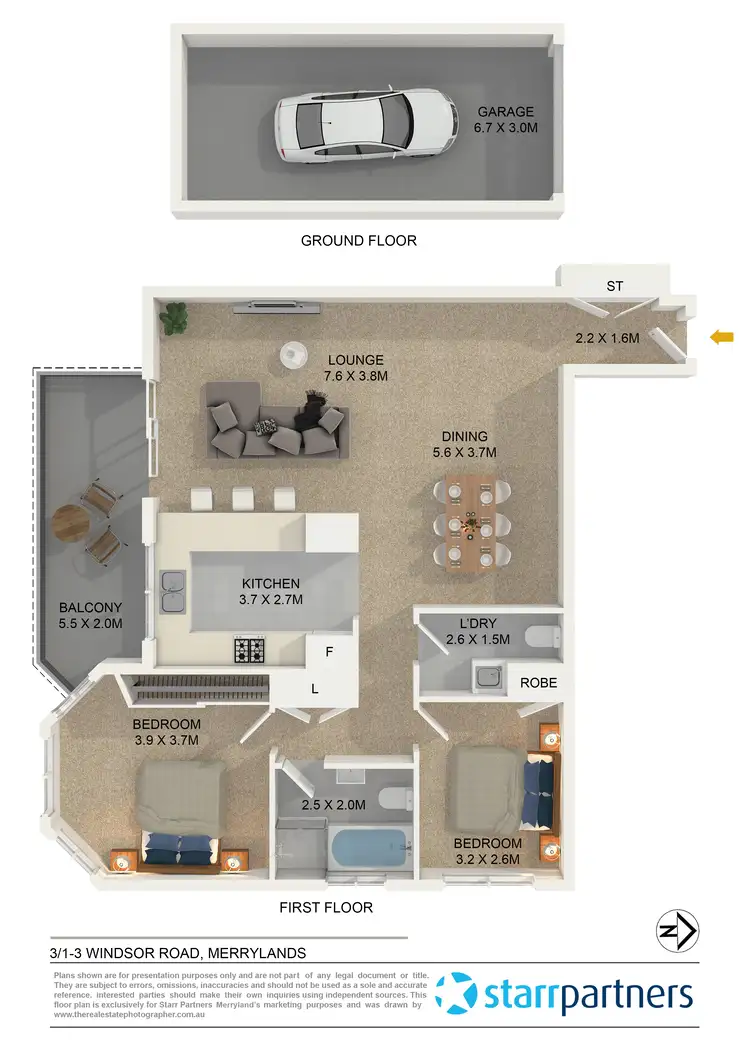 Floorplan of Homely unit listing, 3/1-3 Windsor Road, Merrylands NSW 2160