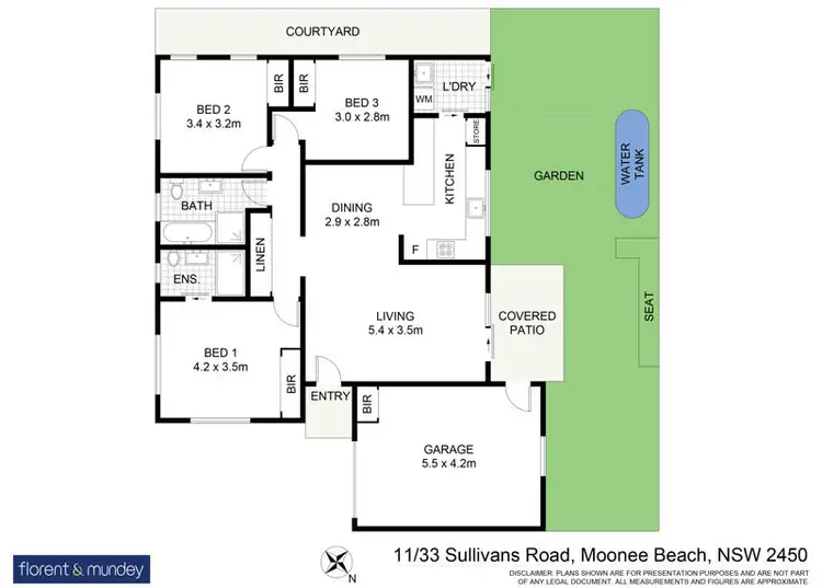 Floorplan of Homely villa listing, 11/33 Sullivans Rd, Moonee Beach NSW 2450