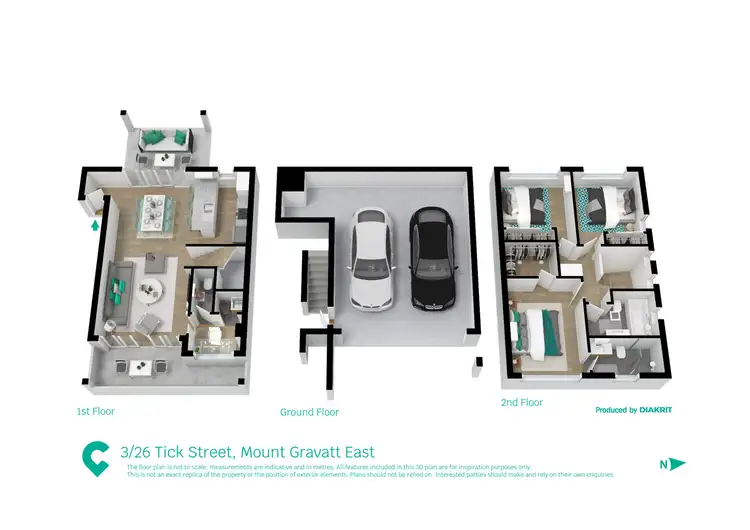 Floorplan of Homely townhouse listing, 3/26 Tick Street, Mount Gravatt East QLD 4122