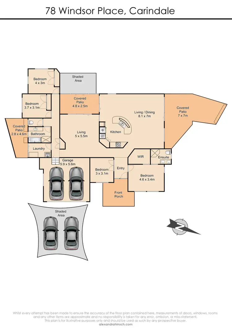 Floorplan of Homely house listing, 78 Windsor Place, Carindale QLD 4152
