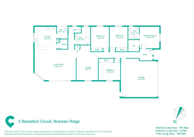 Floorplan of Homely house listing, 3 Beresford Circuit, Bracken Ridge QLD 4017