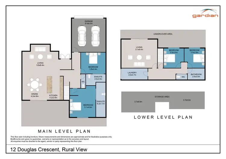 Floorplan of Homely house listing, 12 Douglas Crescent, Rural View QLD 4740