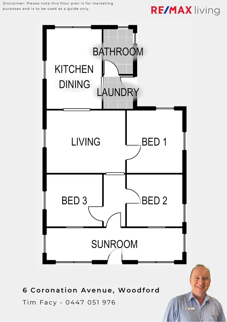 Floorplan of Homely house listing, 6 Coronation Avenue, Woodford QLD 4514