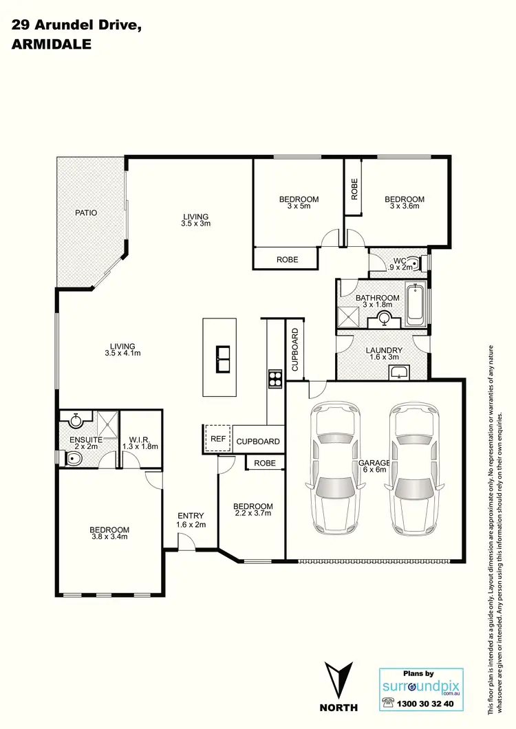 Floorplan of Homely house listing, 29 Arundel Drive, Armidale NSW 2350