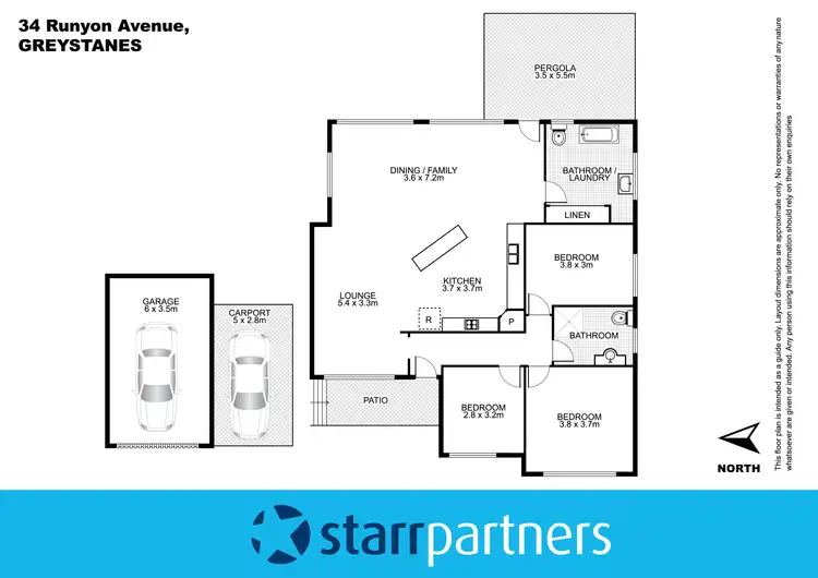 Floorplan of Homely house listing, 34 Runyon Avenue, Greystanes NSW 2145