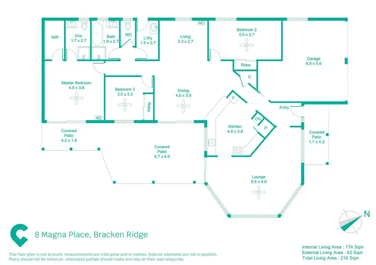 Floorplan of Homely house listing, 8 Magna Place, Bracken Ridge QLD 4017