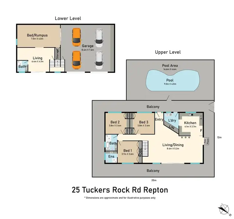 Floorplan of Homely house listing, 25 Tuckers Rock Road, Repton NSW 2454