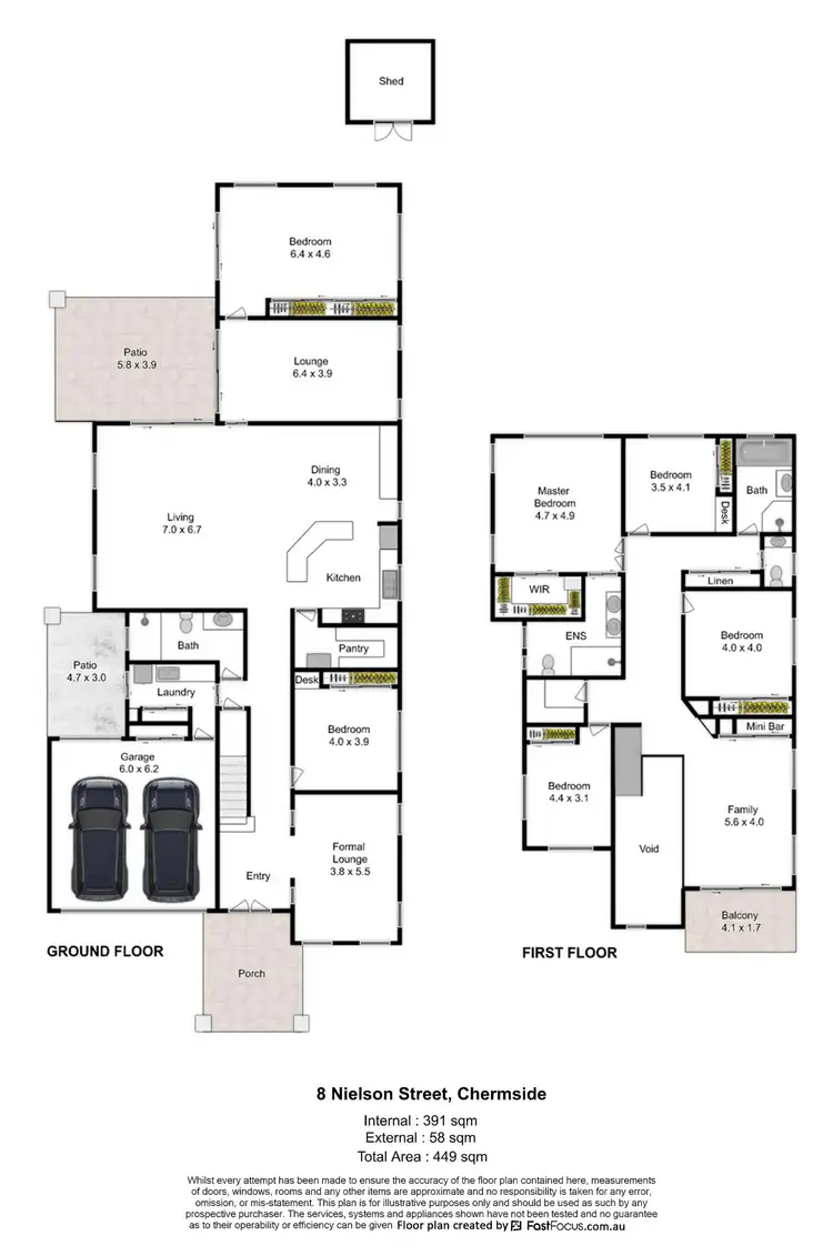 Floorplan of Homely house listing, 8 Nielson Street, Chermside QLD 4032