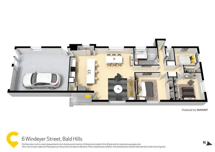 Floorplan of Homely house listing, 6 Windeyer Street, Bald Hills QLD 4036