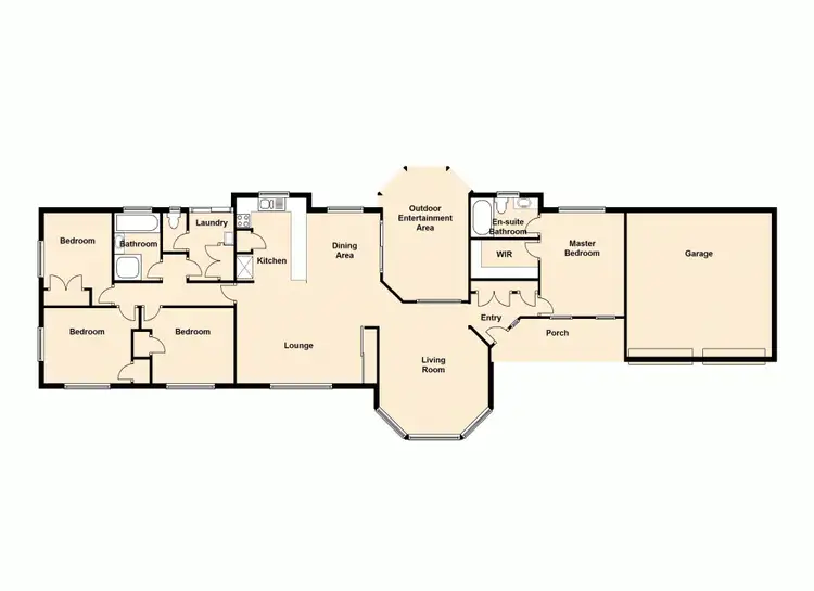 Floorplan of Homely house listing, 1-3 Highlands Drive, Narangba QLD 4504