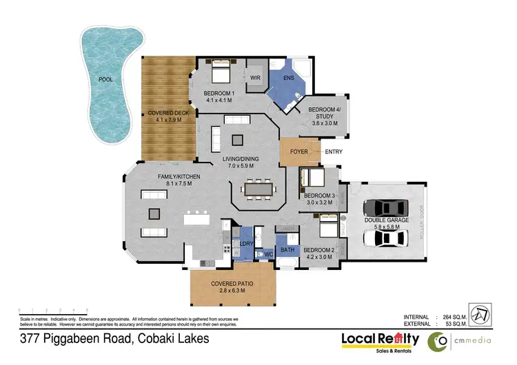 Floorplan of Homely rural property listing, 377 Piggabeen Road, Cobaki Lakes NSW 2486