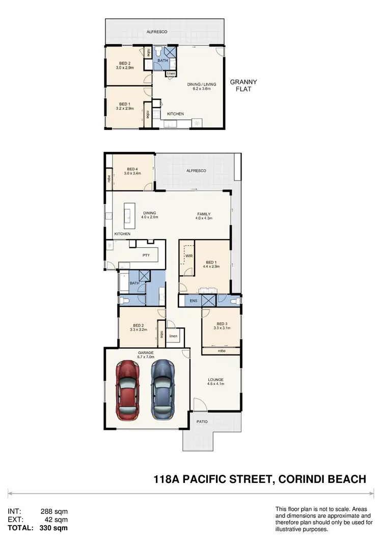 Floorplan of Homely house listing, 118A Pacific Street, Corindi Beach NSW 2456