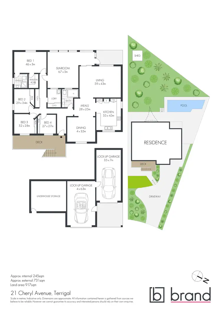 Floorplan of Homely house listing, 21 Cheryl Avenue, Terrigal NSW 2260