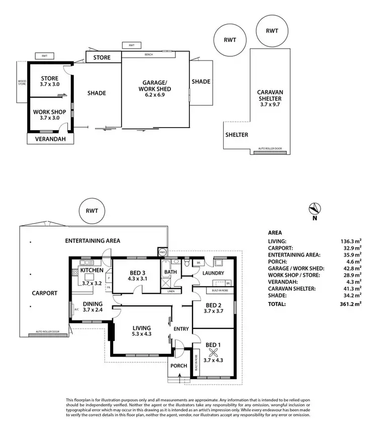 Floorplan of Homely house listing, 42 Charles Street, Murray Bridge SA 5253