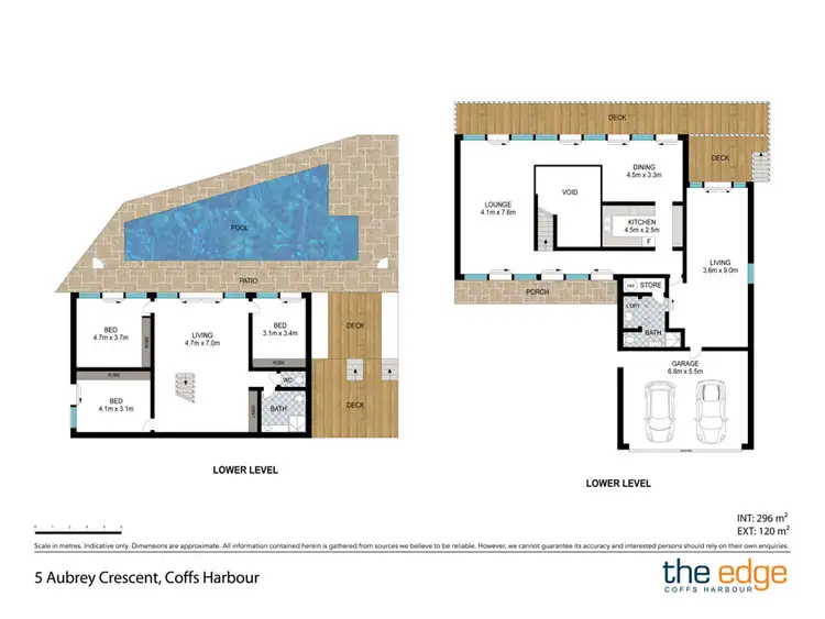 Floorplan of Homely house listing, 5 Aubrey Crescent, Coffs Harbour NSW 2450