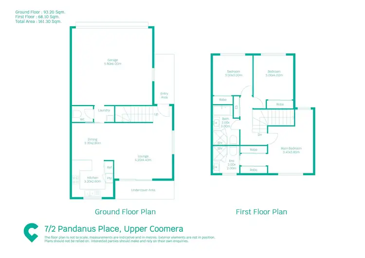 Floorplan of Homely townhouse listing, 7/2 Pandanus Place, Upper Coomera QLD 4209