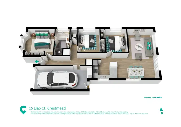 Floorplan of Homely house listing, 16 Liao Court, Crestmead QLD 4132