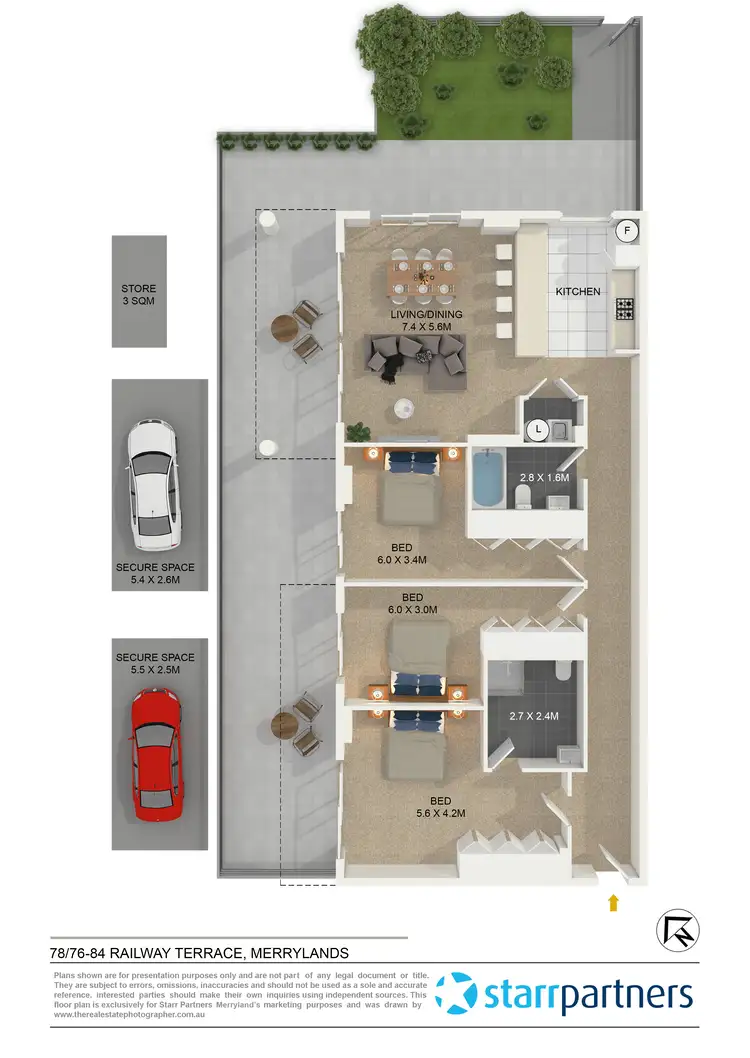 Floorplan of Homely unit listing, 78/76-84 Railway Terrace, Merrylands NSW 2160