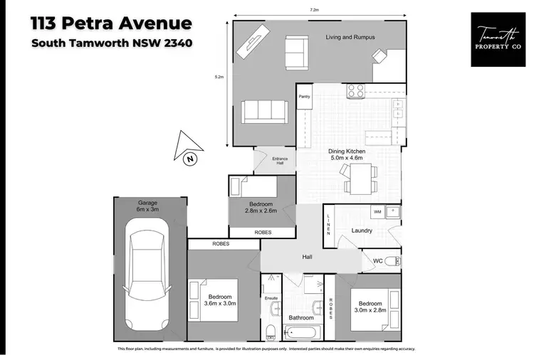 Floorplan of Homely house listing, 113 Petra Avenue, Tamworth NSW 2340