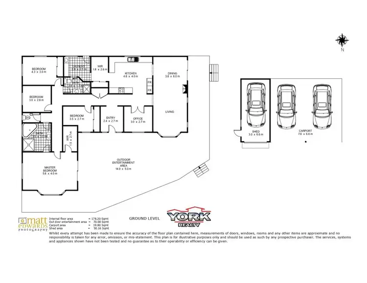 Floorplan of Homely house listing, 6 Woodland Crescent, Withcott QLD 4352