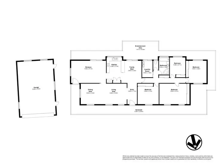 Floorplan of Homely house listing, 14 Michelle Place, Boondall QLD 4034
