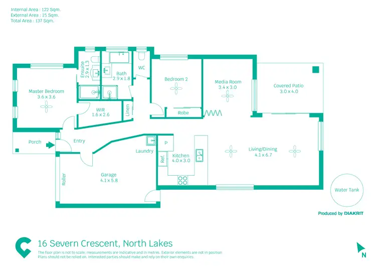 Floorplan of Homely house listing, 16 Severn Crescent, North Lakes QLD 4509