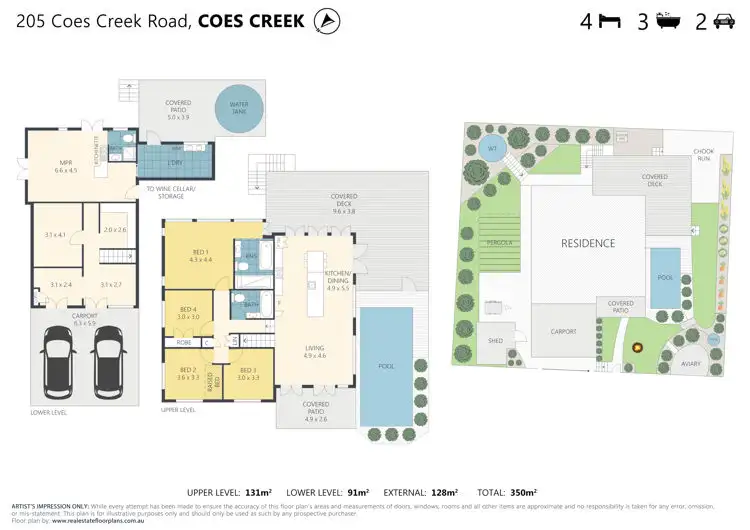 Floorplan of Homely house listing, 205 Coes Creek Road, Coes Creek QLD 4560