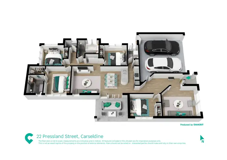 Floorplan of Homely house listing, 22 Pressland Street, Carseldine QLD 4034