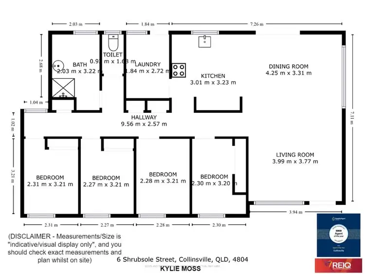 Floorplan of Homely house listing, 6 Shrubsole Street, Collinsville QLD 4804