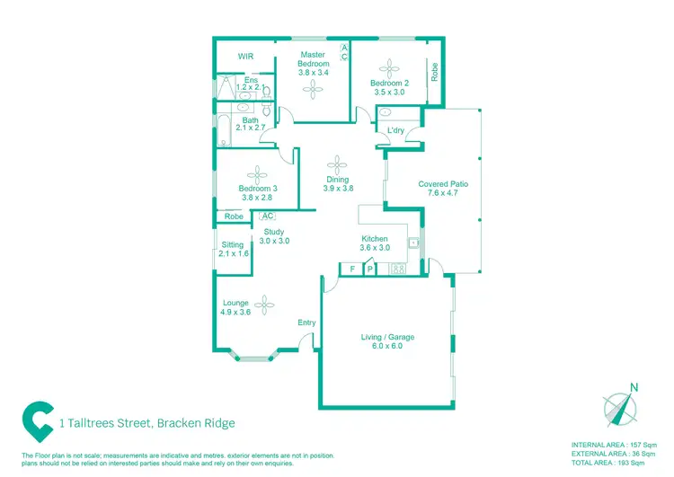 Floorplan of Homely house listing, 1 Talltrees Street, Bracken Ridge QLD 4017