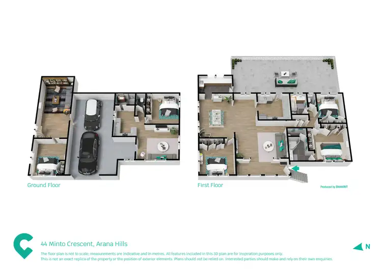 Floorplan of Homely house listing, 44 Minto Crescent, Arana Hills QLD 4054