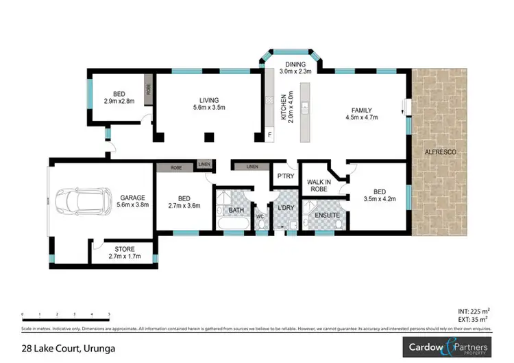 Floorplan of Homely house listing, 28 Lake Court, Urunga NSW 2455
