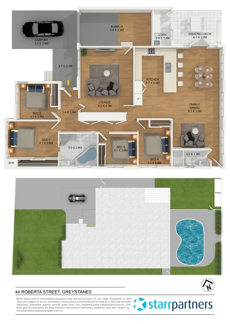 Floorplan of Homely house listing, 44 Roberta Street, Greystanes NSW 2145