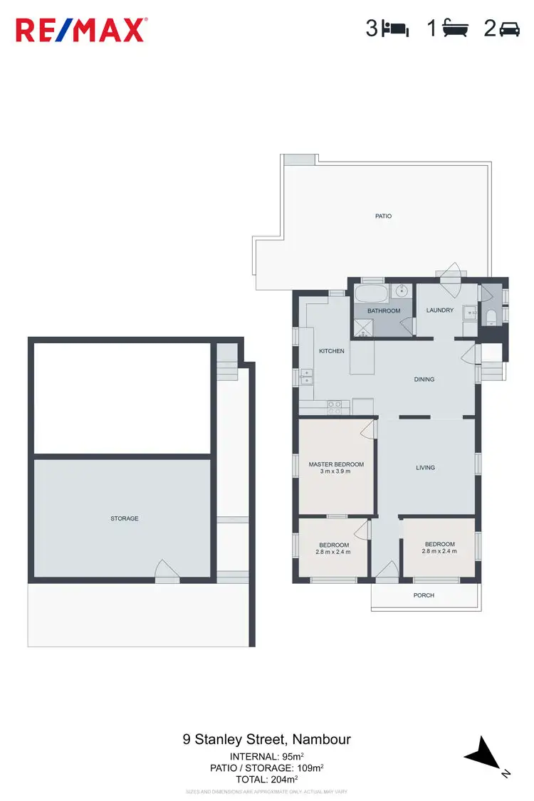 Floorplan of Homely house listing, 9 Stanley Street, Nambour QLD 4560