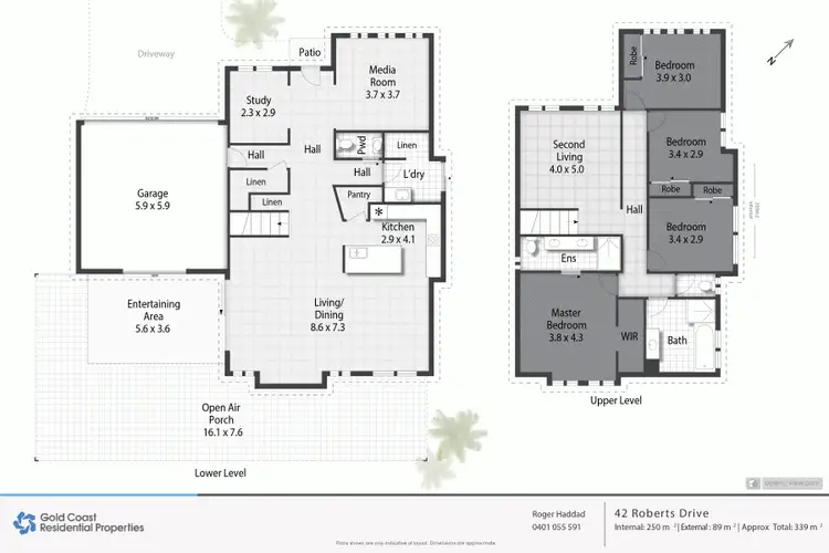 Floorplan of Homely house listing, 42 Roberts Drive, Maudsland QLD 4210