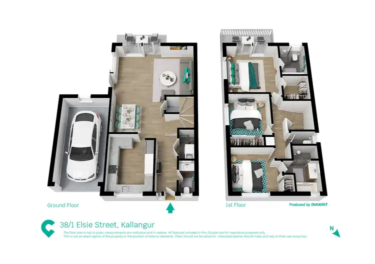 Floorplan of Homely unit listing, 38/1-31 Elsie Street, Kallangur QLD 4503