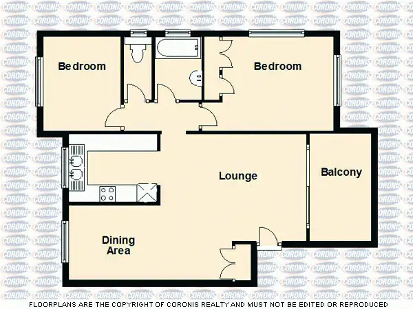Floorplan of Homely unit listing, 4/18 Kedron Street, Wooloowin QLD 4030