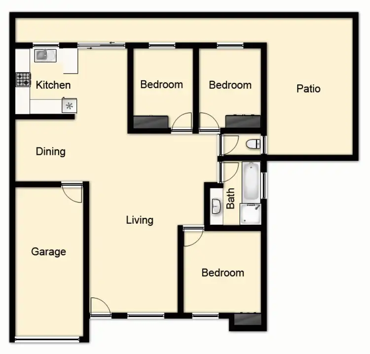 Floorplan of Homely villa listing, 38/38 Kesteven Street, Albany Creek QLD 4035