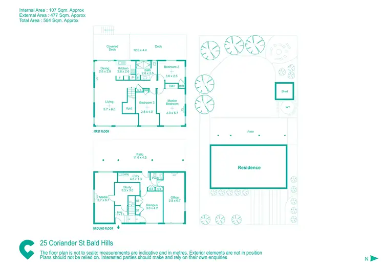 Floorplan of Homely house listing, 25 Coriander Street, Bald Hills QLD 4036