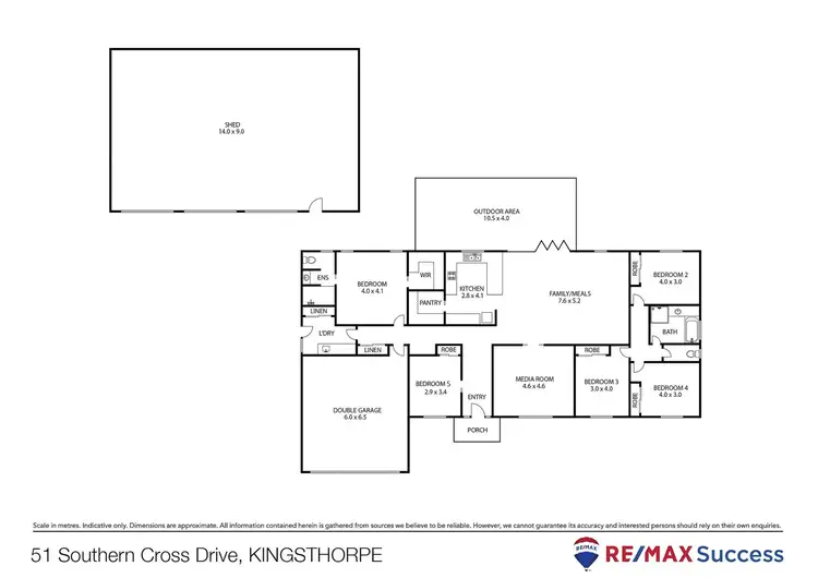 Floorplan of Homely rural property listing, 51 Southern Cross Drive, Kingsthorpe QLD 4400