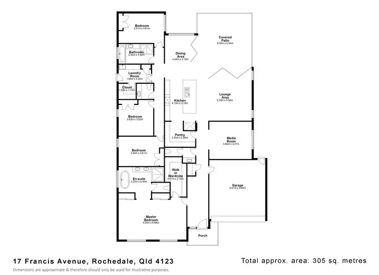 Floorplan of Homely house listing, 17 Francis Avenue, Rochedale QLD 4123