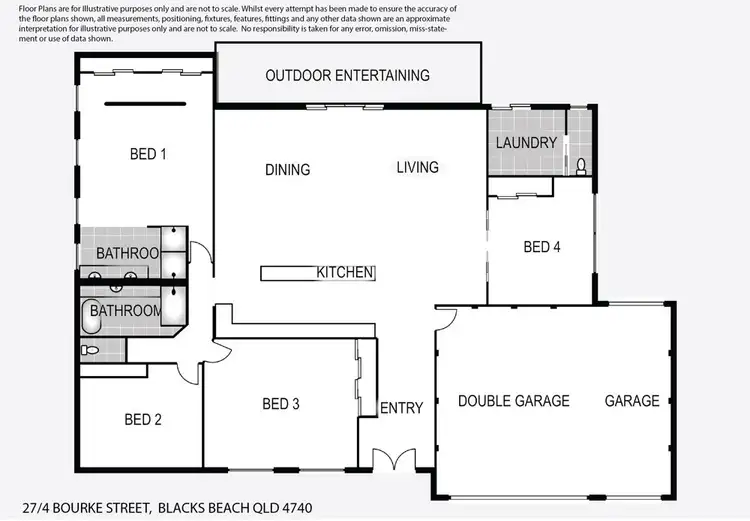 Floorplan of Homely house listing, 27/4 Bourke Street, Blacks Beach QLD 4740