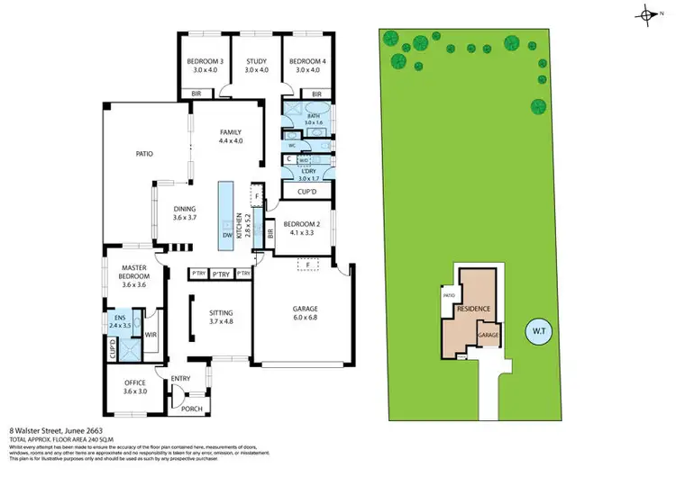 Floorplan of Homely house listing, 8 Walster Street, Junee NSW 2663