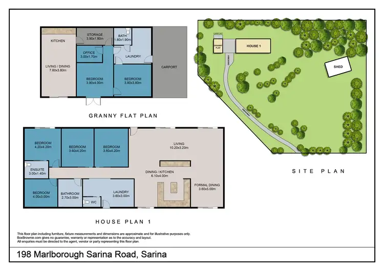 Floorplan of Homely house listing, 198 Marlborough-Sarina Road, Sarina QLD 4737