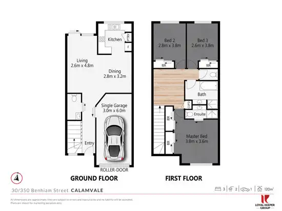 Floorplan of Homely townhouse listing, 30/350 Benhiam Street, Calamvale QLD 4116
