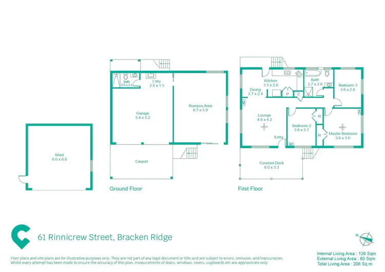Floorplan of Homely house listing, 61 Rinnicrew Street, Bracken Ridge QLD 4017