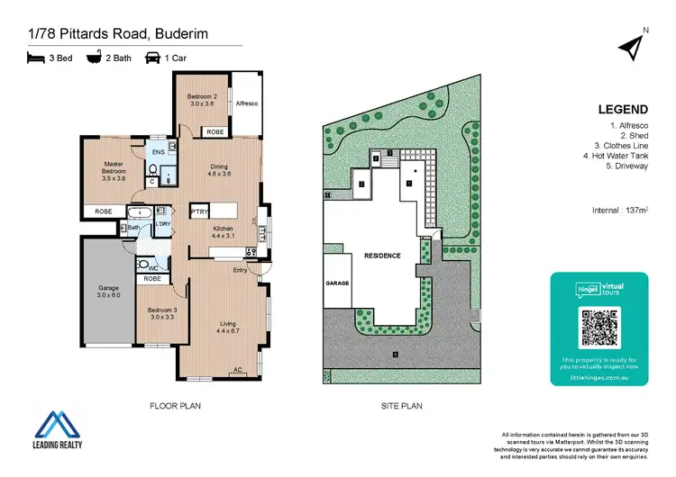 Floorplan of Homely semi-detached listing, 1/78 Pittards Rd, Buderim QLD 4556