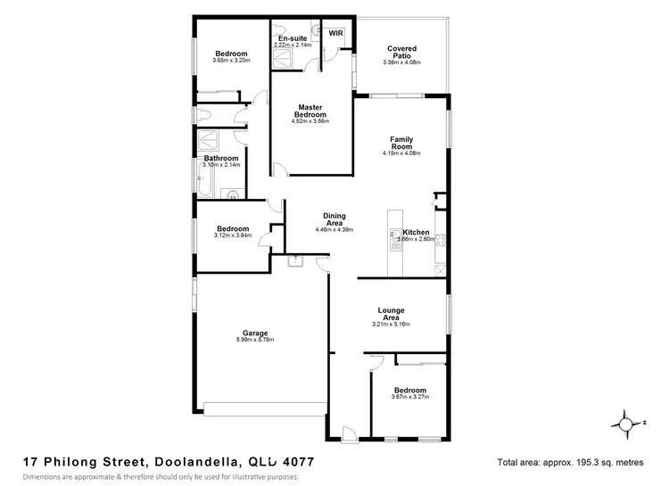 Floorplan of Homely house listing, 17 Philong St, Doolandella QLD 4077
