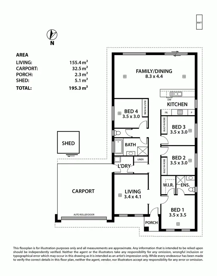 Floorplan of Homely house listing, 82 Christian Road, Murray Bridge SA 5253